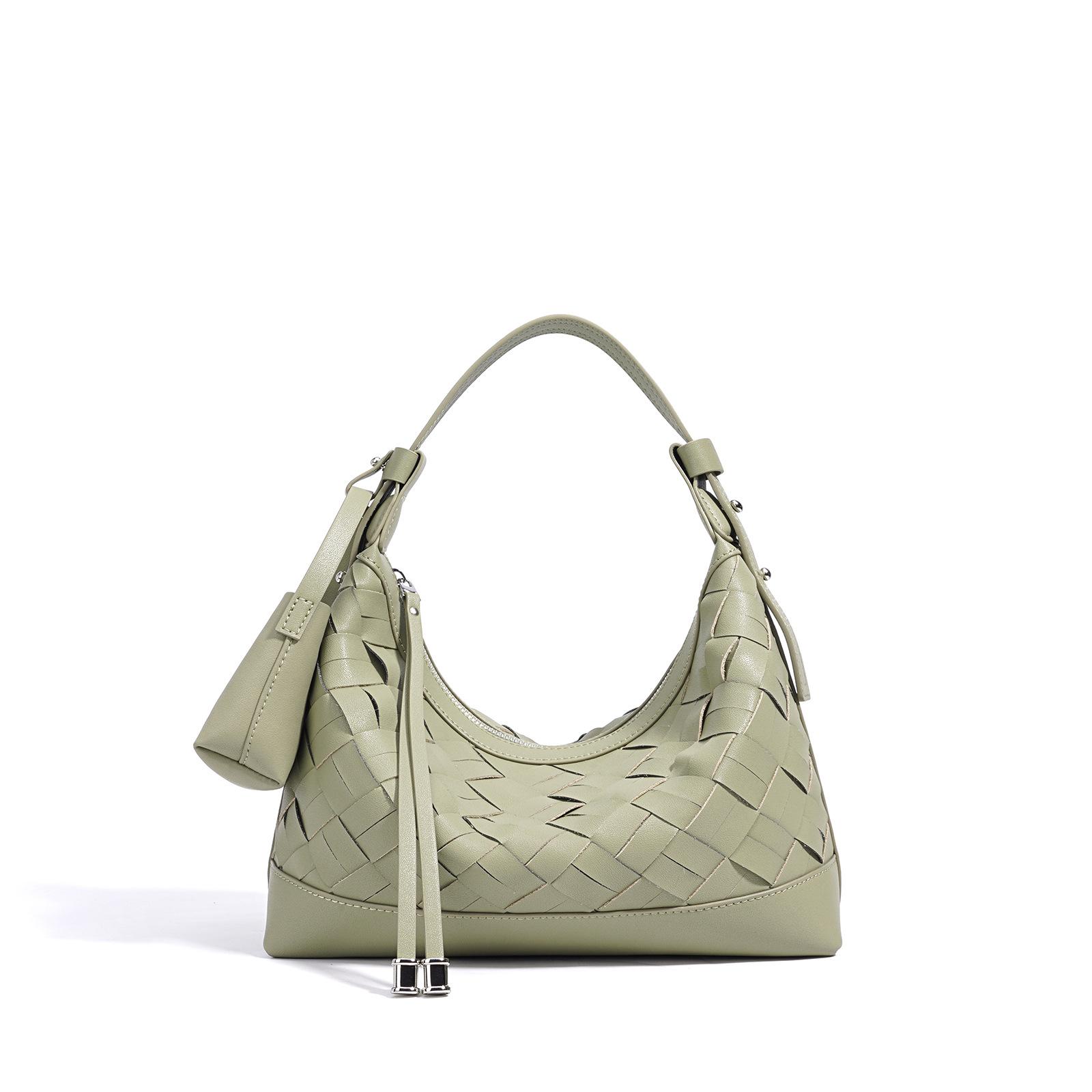 

2026 Niche Woven Handbag Fashionable Underarm Bag New Fashionable Versatile High-end Single Shoulder Crossbody Bag For Women 26x9x20cm