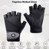 Atmungsaktive fingerlose Trainingshandschuhe mit vollem Handflächenschutz für Fitness-Gewichtheben-Radfahren-Übungen