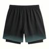 Li-Ning Quick-Drying Breathable Double-Layer Comfortable Versatile Cycling Running Basketball Casual Shorts Unisex Shorts LSKW108-1S