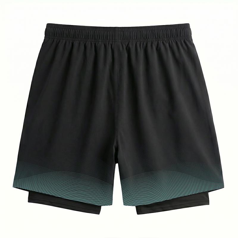 Li-Ning Quick-Drying Breathable Double-Layer Comfortable Versatile Cycling Running Basketball Casual Shorts Unisex Shorts LSKW108-1S