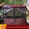 Universal  Tricycle Sunshade Rainproof Plastic Canopy Mesh Top Leather Sunscreen Net All-season Three-wheeled Vehicle...