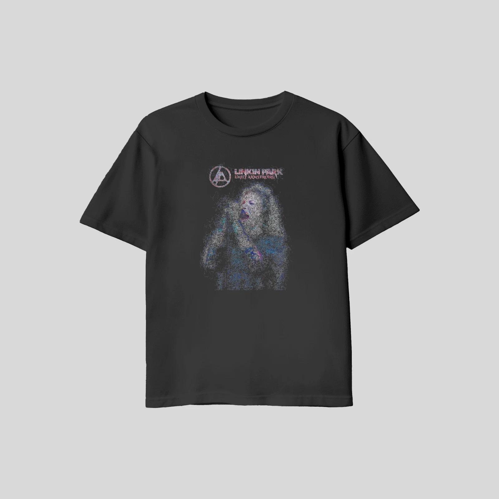 Unisex Adult Casual Graphic Linkin Park Emily Armstrong T Shirt M L... XXXXL
