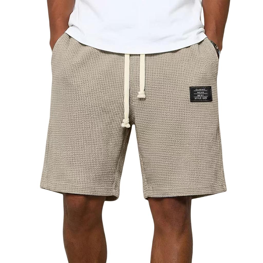 Men's Casual -Weave Drawstring Shorts