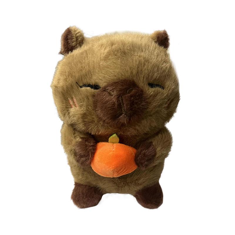 20cm Cute Apple Capybara Plush Animals Toys Doll Creative Cartoon Stuffed Dolls Room Decor Exquisite Birthday Gifts