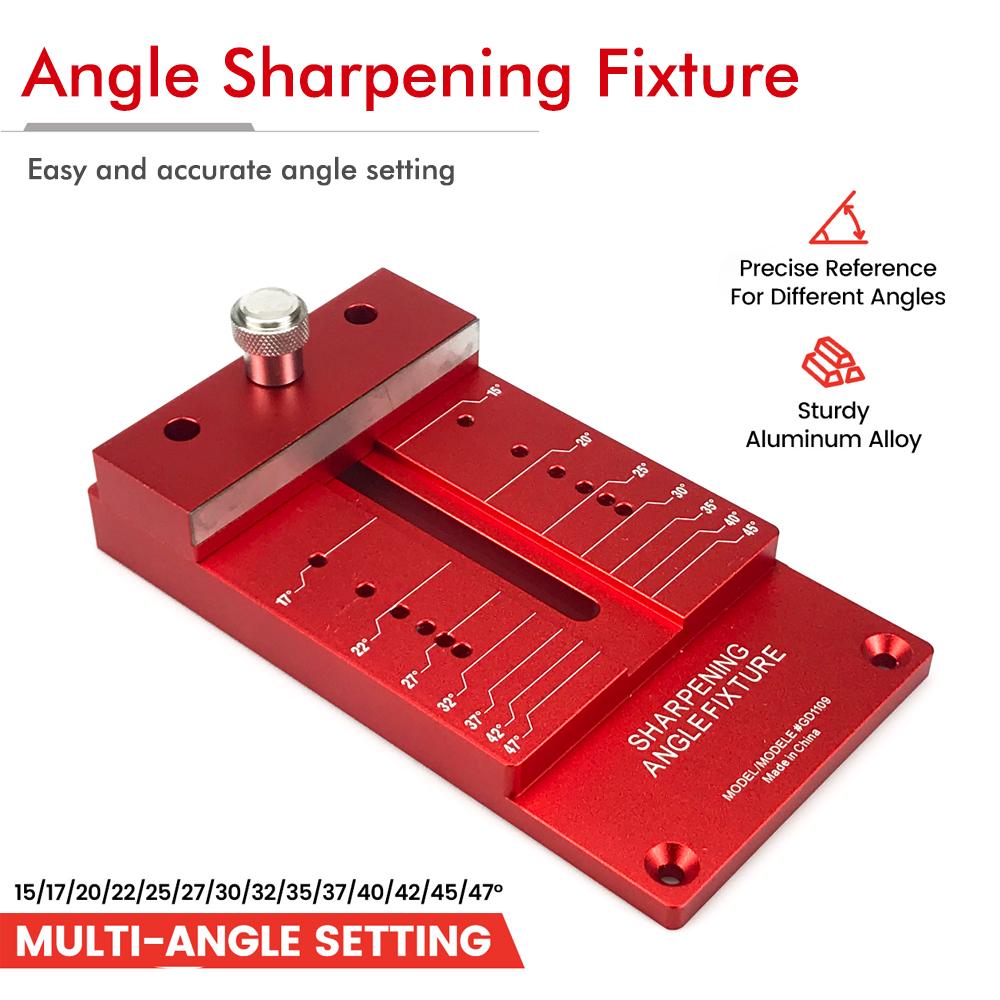 New Sharpening System Honing Guide Sharpening Holder Angle Fixture Gauge For Woodworking Chisel Sharpening Holder Guide Durable