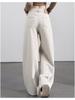 Women's High-Waisted Wide-Leg Jeans - 2026 Spring Style, Slimming, Floor-Length, Casual Fit