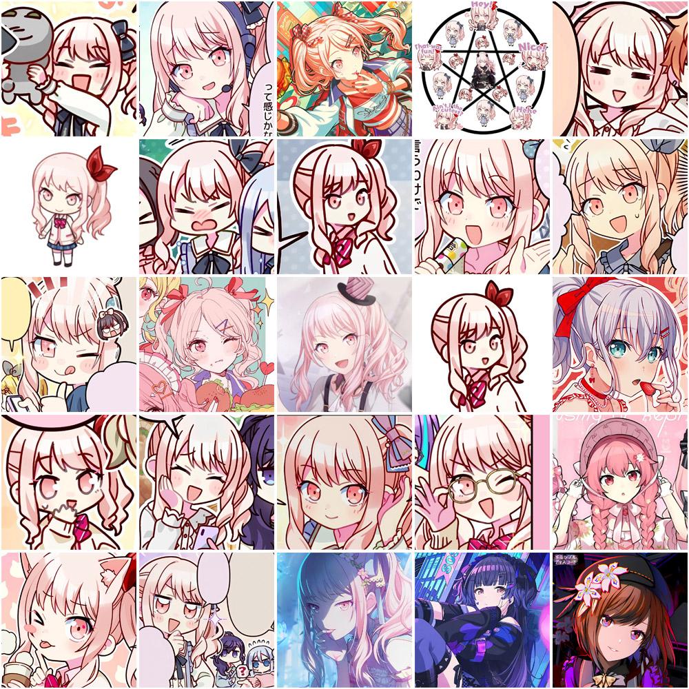 10/30/50PCS Akiyama Mizuki Stickers Catoon Waterproof Graffiti Vinyl Decals Laptop Toy Kid Gifts