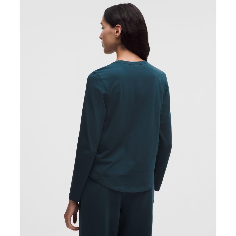 Lululemon Love Long Sleeve Shirt Indochine Blue