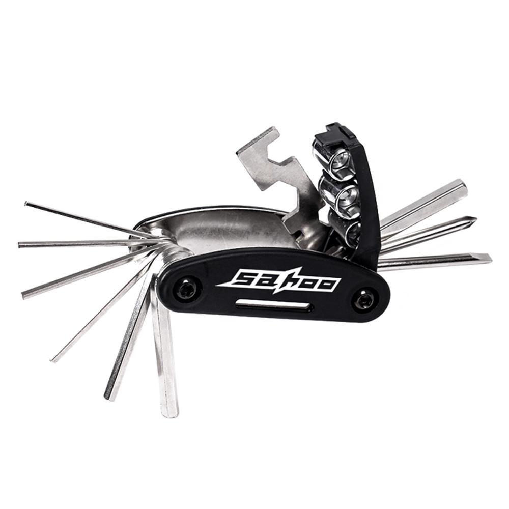 Bike Repair Tool Kits Bicycle Saddle Bag Cycle Seat Pack 16 In 1 Multi Function Repair Tool Kit