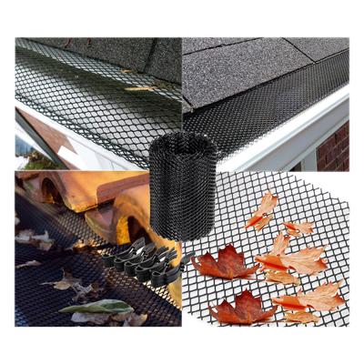 Anti Clogging Mesh Cover Roof Gutter Guard Filters Mesh Leaf Guard Protection Mesh