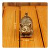 Brass Cat Figurine Handcrafted Miniature Statue Handicraft Tiny Kitten for Collectors,