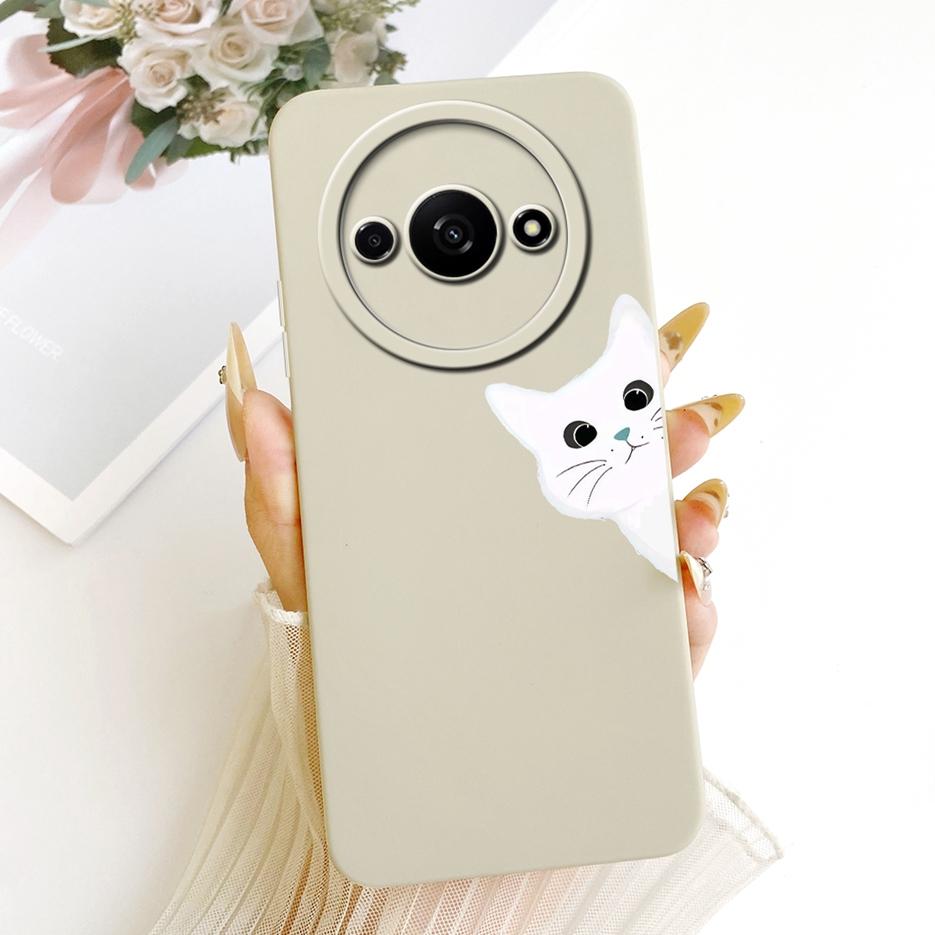 Für Xiaomi Redmi A3 A4 Hülle Redmi A3x Niedliches Kaninchen Cartoon Cover Weiche TPU Handyhülle Für Xiaomi Redmi A3 Pro RedmiA3 RedmiA4 Taschen