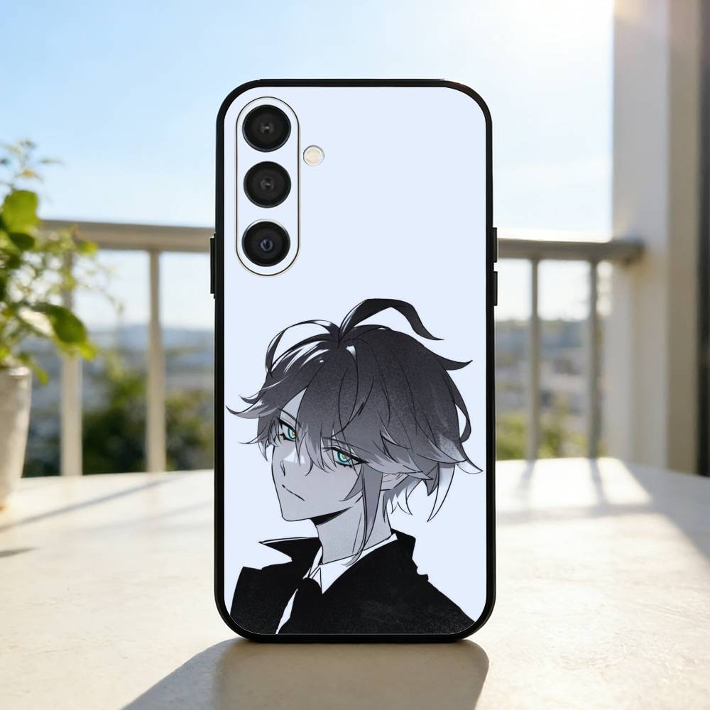 G-Genshin A-Alhaitham Phone Case For Samsung A73,72,71,53,52,51,22,91,80, Soft Black Cover