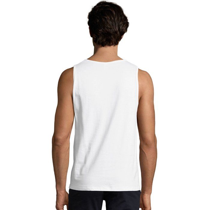Débardeur Homme L’Histoire c’est ma thérapie | Tee Shirt Sans Manches en Coton Ringspun 150 g/m² Coupe Tubulaire Blanc Taille 5XL