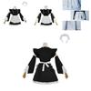 Hatsune Miku Maid Costume Sweet And Charming Black And White Dress For Cosplay Anime Fans