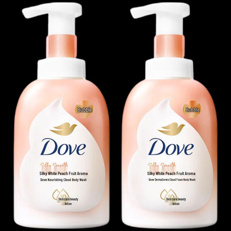 Dove White Peach Scented Shower Foam