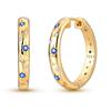 Brincos de Argola Grandes Coloridos em Prata Esterlina 925, Ouro, Ouro Rosa para Mulheres, Combinação, Casamento, Presente para Esposa, Namorada