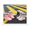 Women's Thick And Plush Waterproof And Anti Slip Low Rise Rain Boots And Rubber Shoes