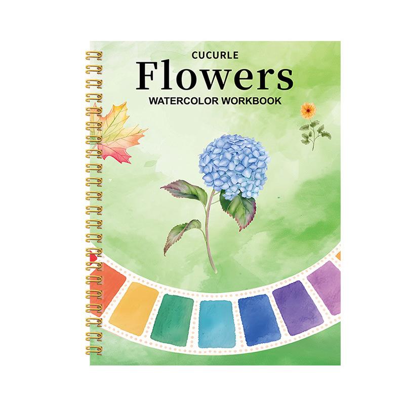 

Акварельные раскраски Книжка-раскраска Подходит для начинающих Набор для рисования Легкие пейзажи Набор красок Искусство и ремесла