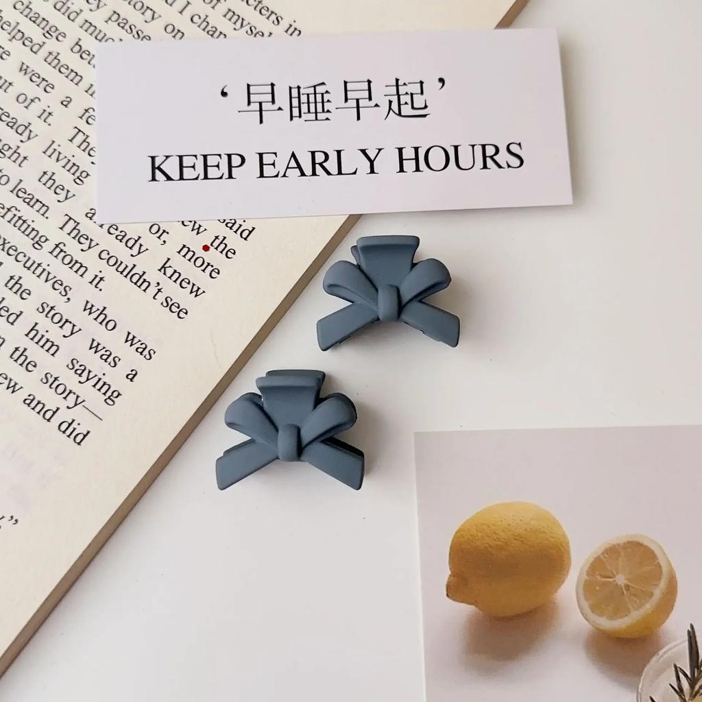 2pc Lovely Small bow Hair Claw Clips for Women Girls Kids Children Hairpin Headband for Hair Washface Accessories Headwear