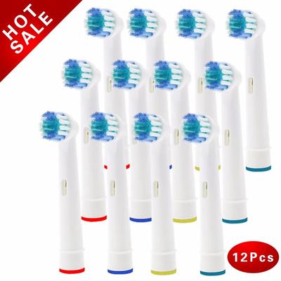 12×Ersatzbürstenköpfe für Oral-B elektrische Zahnbürste Fit Advance Power/Pro Health/Triumph/3D Excel/Vitality Precision