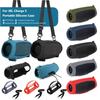 For JBL Charge 5 Bluetooth Speaker Case Soft Silicone Cover Skin With Strap for JBL Charge 5 Wireless Bluetooth Speaker Bag