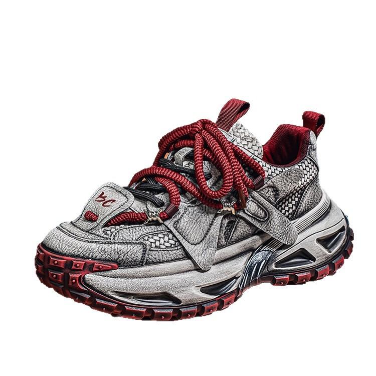 ins catwalk student sneakers platform heightened breathable dad shoes comfortable running shoes autumn