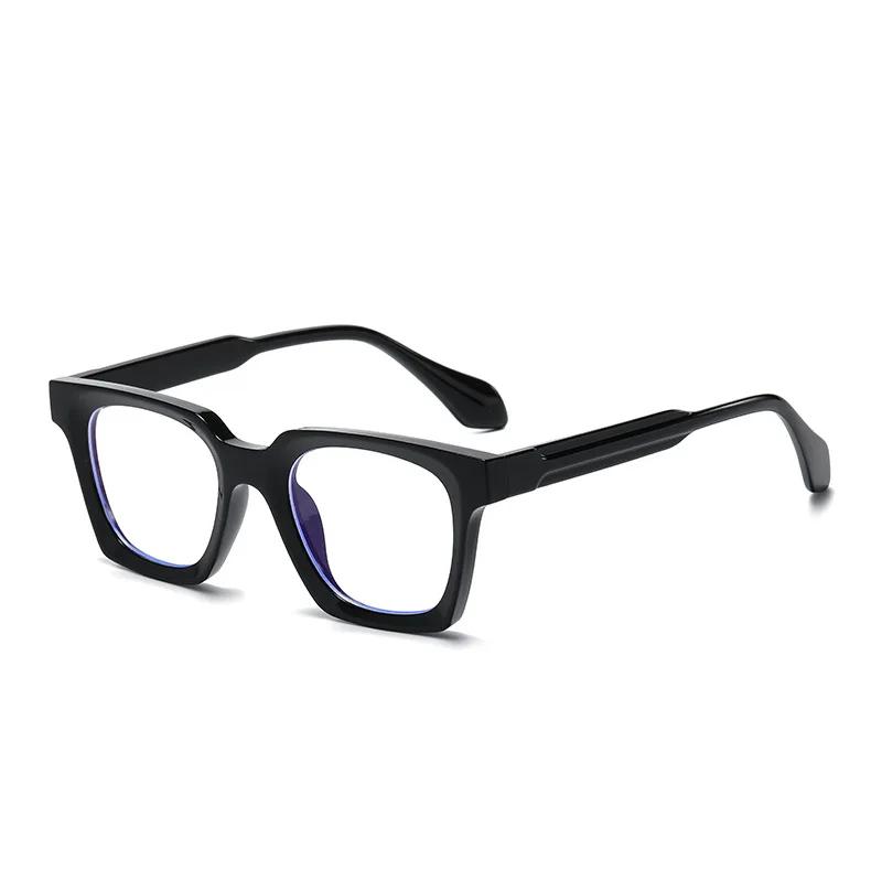 LNFCXI Fashion Rivet Square Sunglasses Women for Men Luxury Brand Designer Sun Glasses Punk Anti Blue Light Eyeglasses Frame