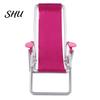 Scaun de plajă pliabil din plastic miniatural Mobilier pentru casă de păpuși Accesoriu de grădină