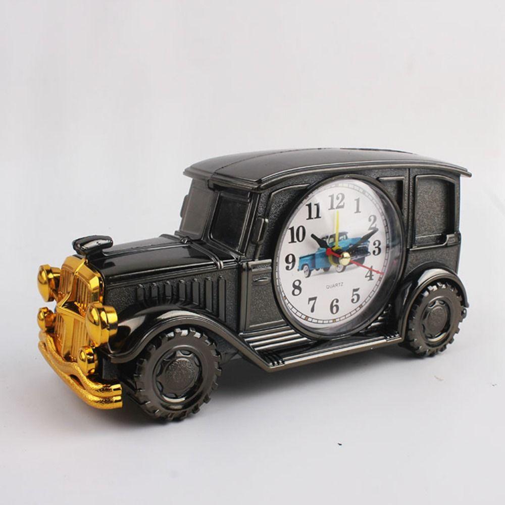 Nostalgic Classic Car Bedside Clock Cute Child Alarm Clock Creative Car Alarm Clock  Bedroom