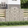 Gabion with High Arch 200 X 50 X 160 180 Cm Galvanized Iron