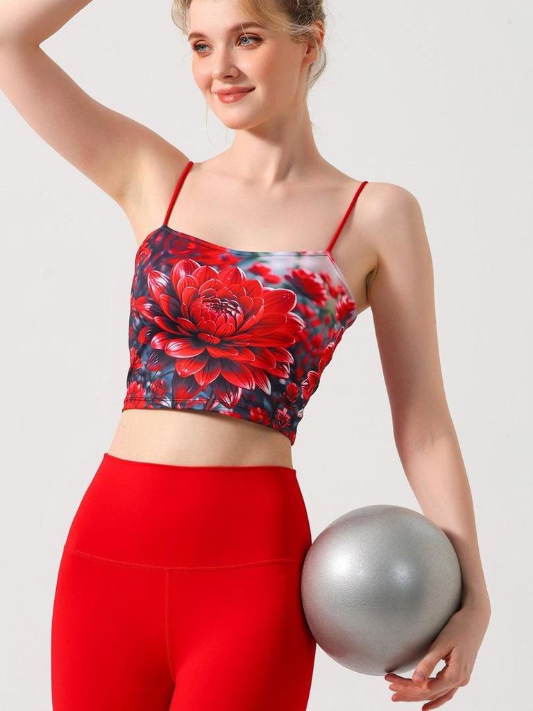 Lulu Nude High-Waist Yoga Set with Sexy Cross-Back Sports Bra for Women