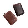 Stone Pattern Organ Card Case Vintage Male Coin Purse PU Card Holder For Credit & Business Cards