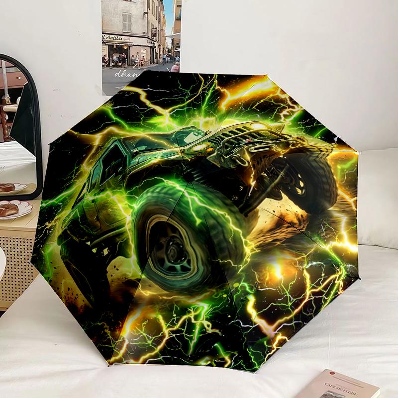 Nighttime Truck Drive Umbrella 8-Frame for Travel, camping, Casual Lightweight Portable Umbrella, Essential for every family Holidays Gift