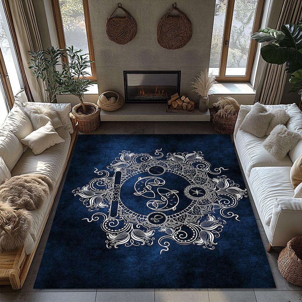 Elegant Persian Rug Pattern Doormat Washable Floor Mat Entrance Carpet Home Decor Indoor Outdoor Area Rug Antique Style Floor Co