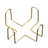Durable Metal Coaster Holder Modern Coaster Storage Rack Metal Coaster Stand Tabletop Use