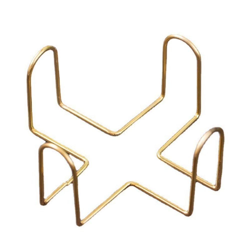 Durable Metal Coaster Holder Modern Coaster Storage Rack Metal Coaster Stand Tabletop Use