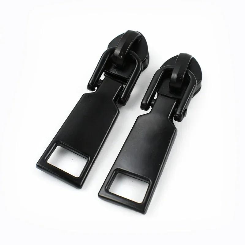 5-30Pcs Meetee 5# Nylon Zipper Puller Down Jackets Bags Zippers Sliders Garment Zips Head Repair Kits DIY Sewing Accessories