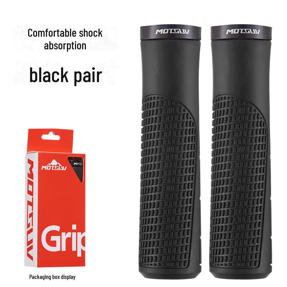 Universal Non-Slip Rubber Bike Handlebar Grips: Lightweight and Compatible with Mountain, Fixed Gear, and Folding Bikes