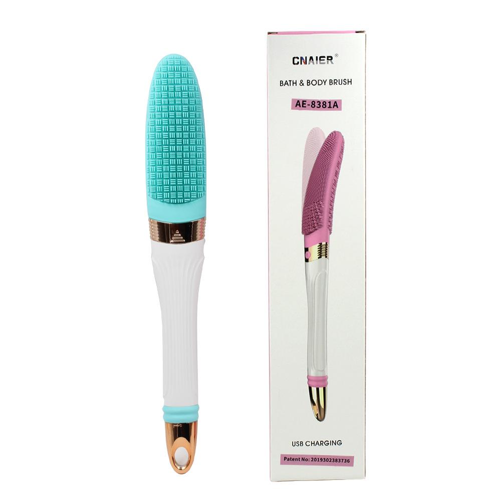 Factory Electric Massage Body Cleaning Skin Care Brush Silicone Scrub Shower Sponges