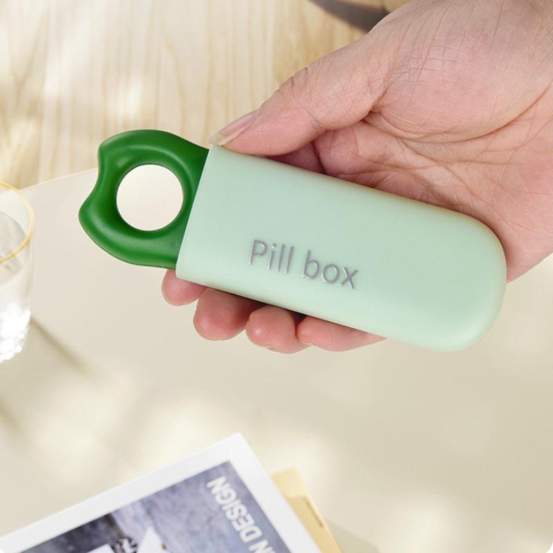 Portable Small Pill Box, One-day Light-proof Pill Storage Box, Mini Small Portable Medicine Pill Compartmentalized Storage Box