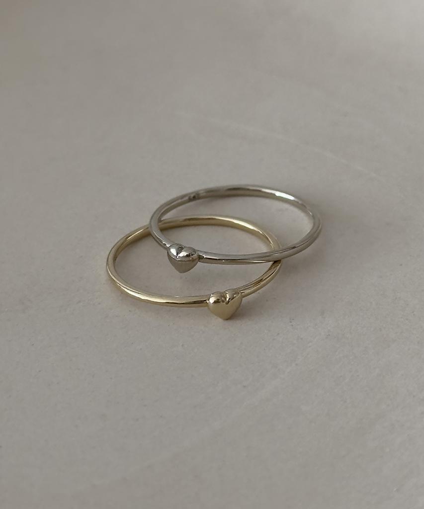 Faye 14K Tiny Heart Ring (A Type)