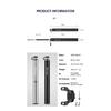 WEST BIKING Tragbare Fahrradpumpe Aluminiumlegierung Fahrrad Luftpumpe Reifenfüller Schrader/Presta Universal Rennrad Zubehör