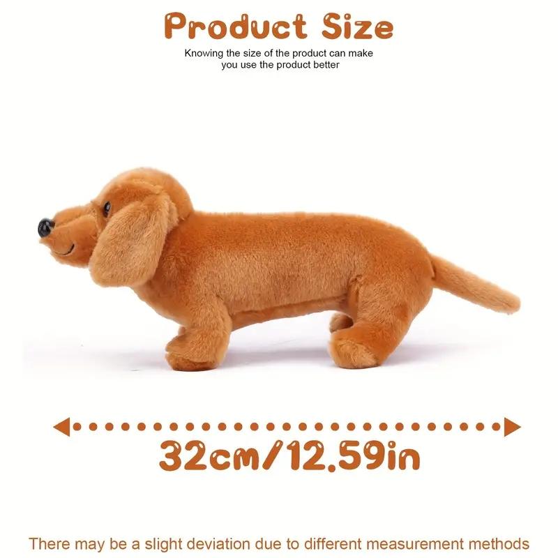 Simulate Verisimilitude Dachshund Douglas Spats Black &Tan Coffee Dachshund Dog Plush Stuffed Animal Give Chirdren Brithday Gift
