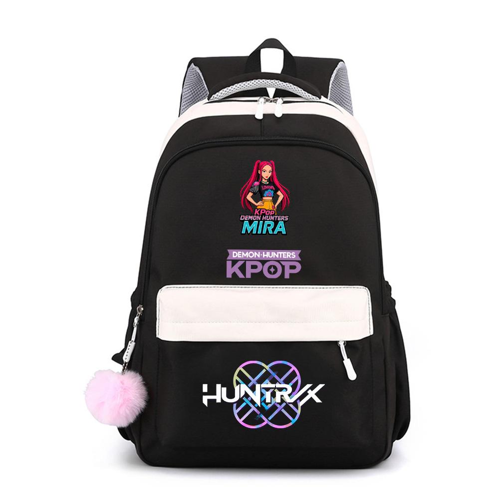 Anime Cute K-Pop Printed Large Capacity Waterproof Backpack for Teenger Student Girl Boy Schoolbag Bookbag Kid Gift Women Travel Bag Mochila