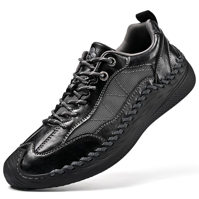 

Fashion 38-46 Comfortable men s shoes for summer Luxury and handmade styles Leisure Business Daily vacation and travel shoes Breathable 38 чёрный