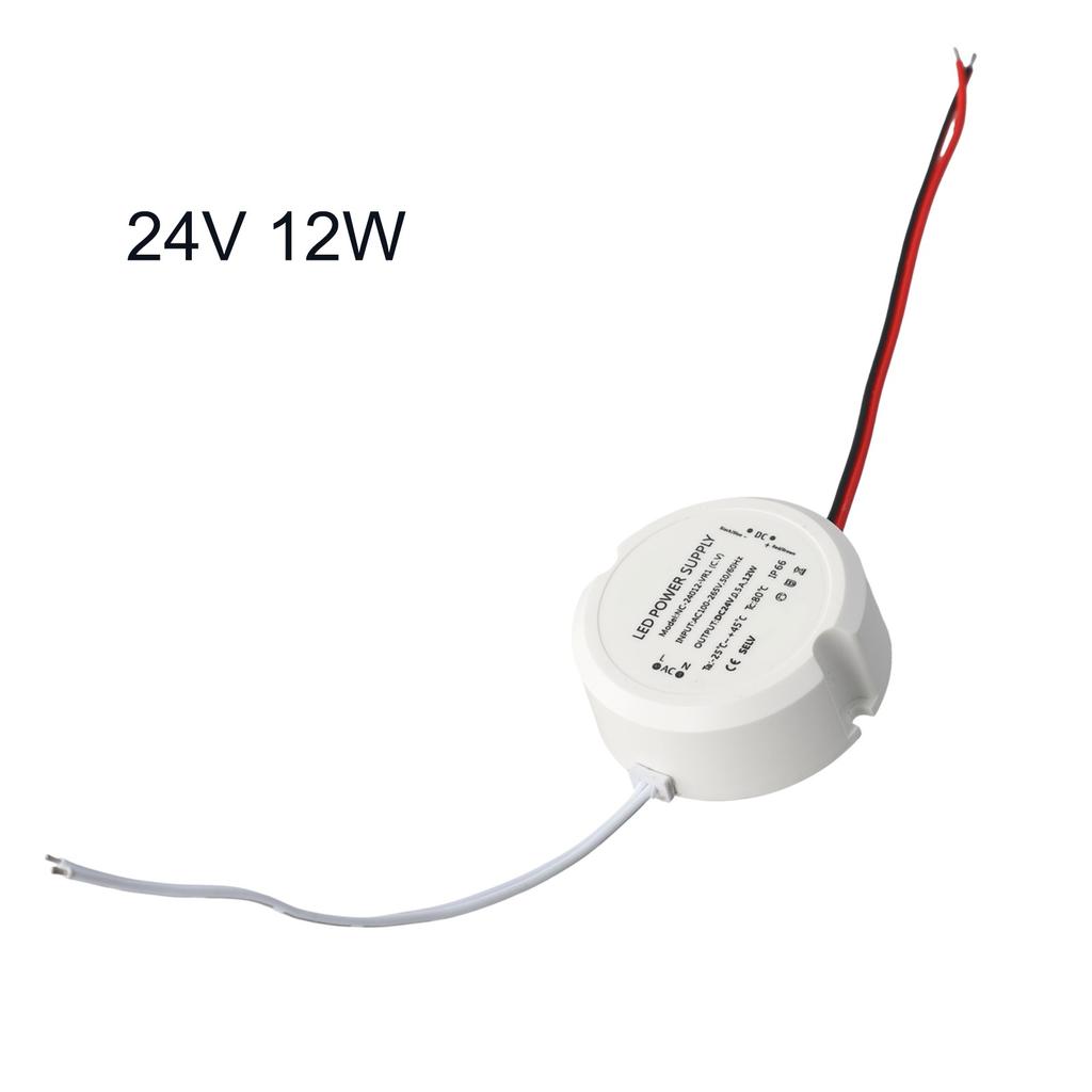 12w Ac To Dc Converter Switching Power Supply 55*23mm LED Transformer Compact Size 55*23mm High Efficiency Indoor Outdoor Use