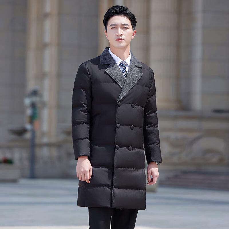 Teluoman Men's Business Casual Winter Padded Jacket