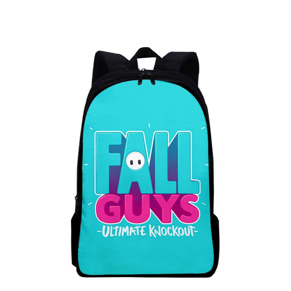 Fall Guys 3d Printed Backpack Perfect For Primary And Secondary School Students