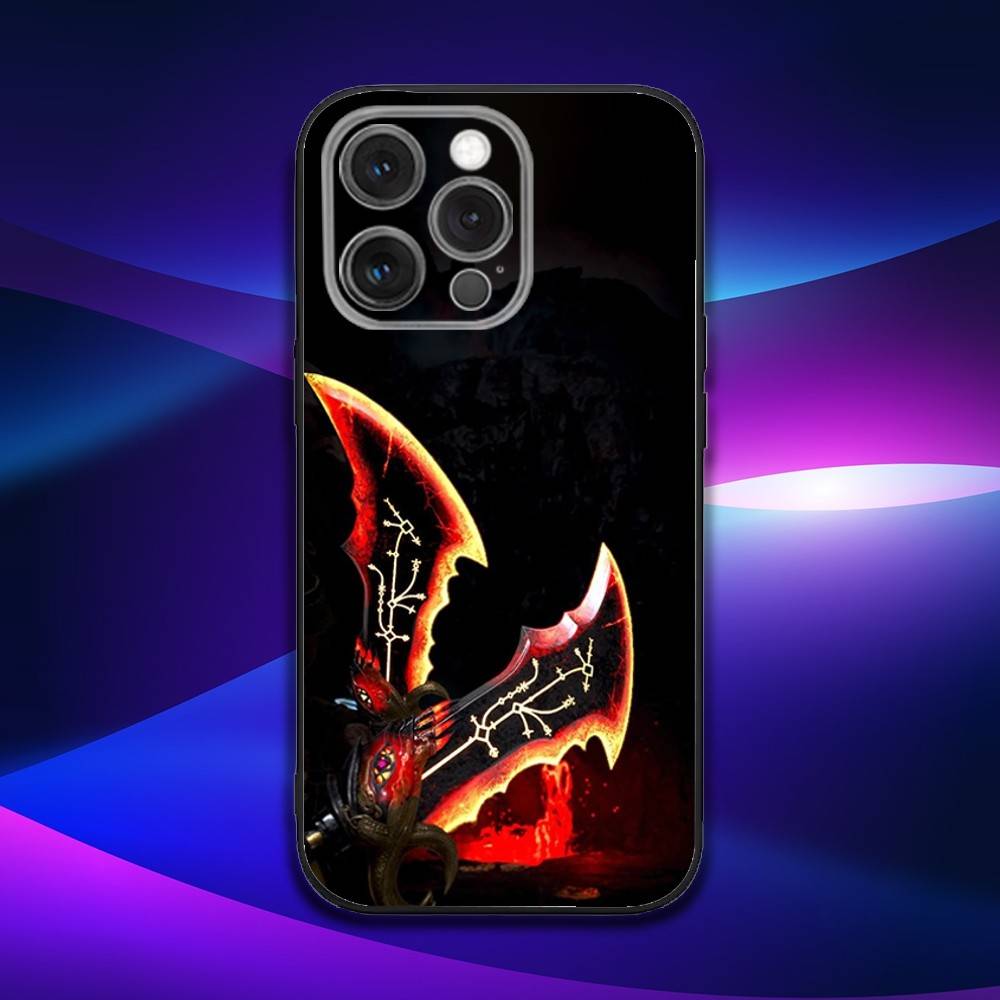 

G-God Of W-War Game Phone Case For iPhone 16e,16,15,14,13,12,11,Pro,X,XS,Max,XR,Plus,Mini Soft Black Cover iPhone12PRO